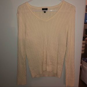 Talbots Cream Cardigan